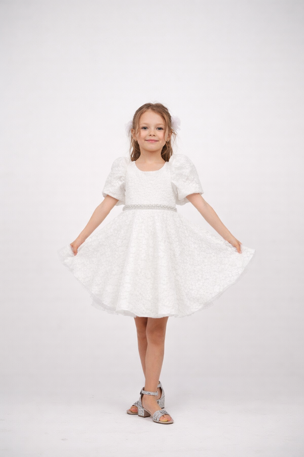 Платье принцессы с цветами