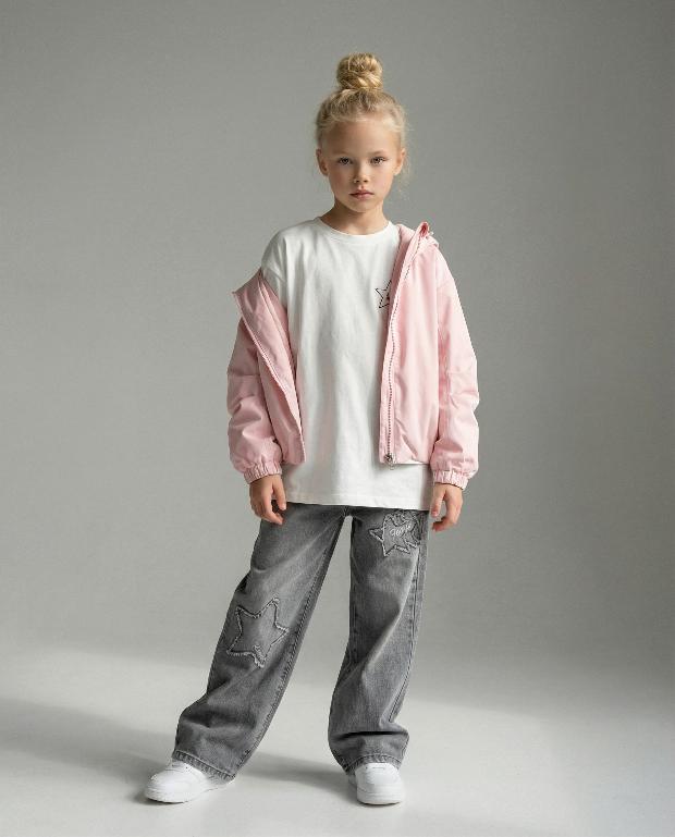 Girls' Star-Patch Jeans