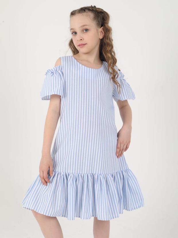 Полосатое летнее платье