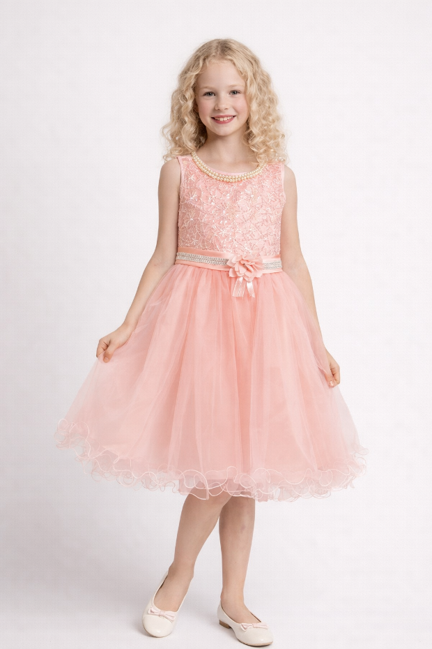 Очаровательное платье принцессы из тюля