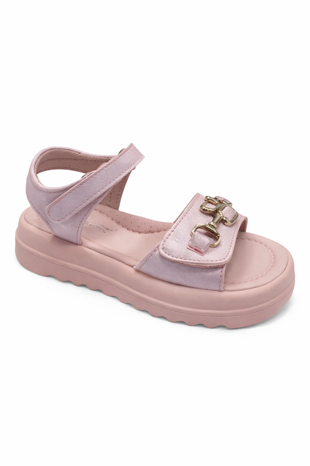 Детские блестящие сандалии