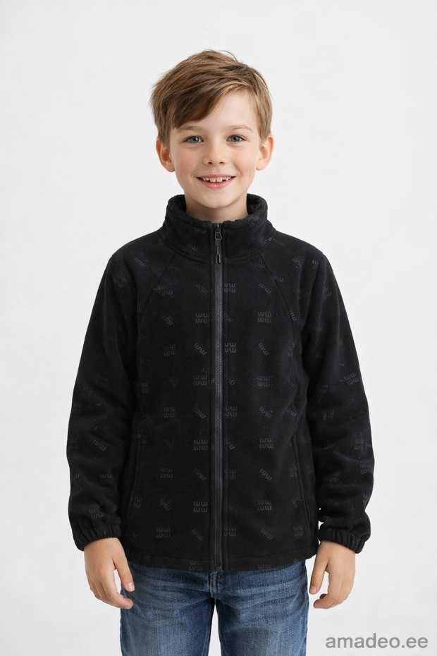 Patterned Fleece Pullover