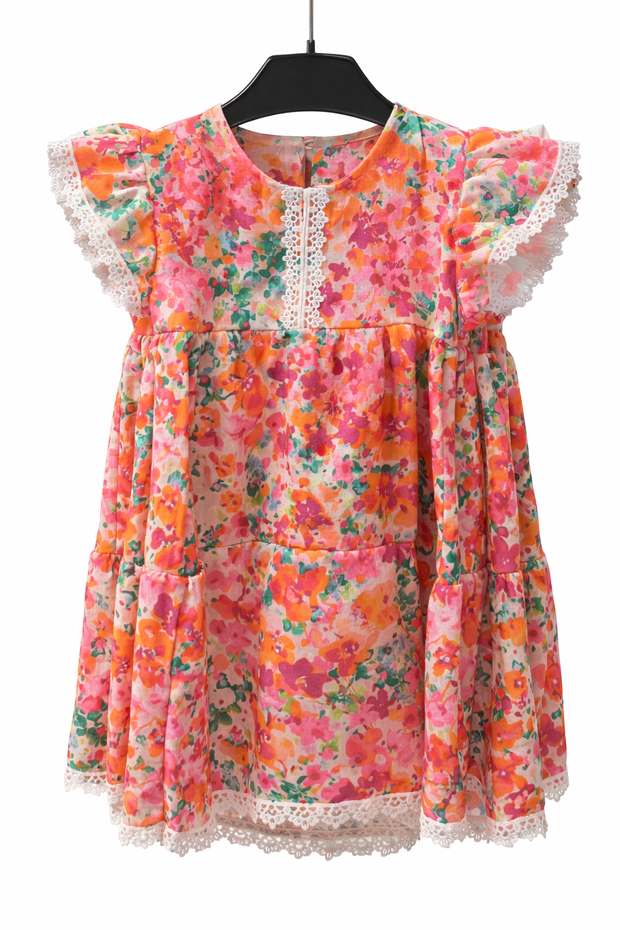 Платье цветочное для девочки - image 2