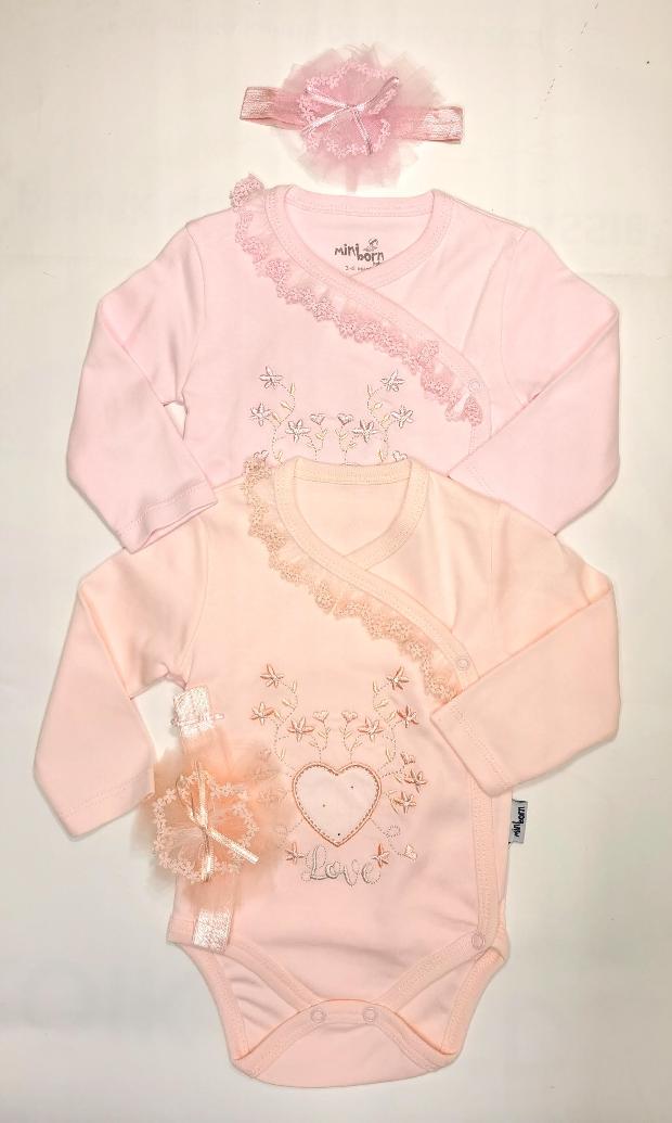 Lace Trim Baby Bodysuit