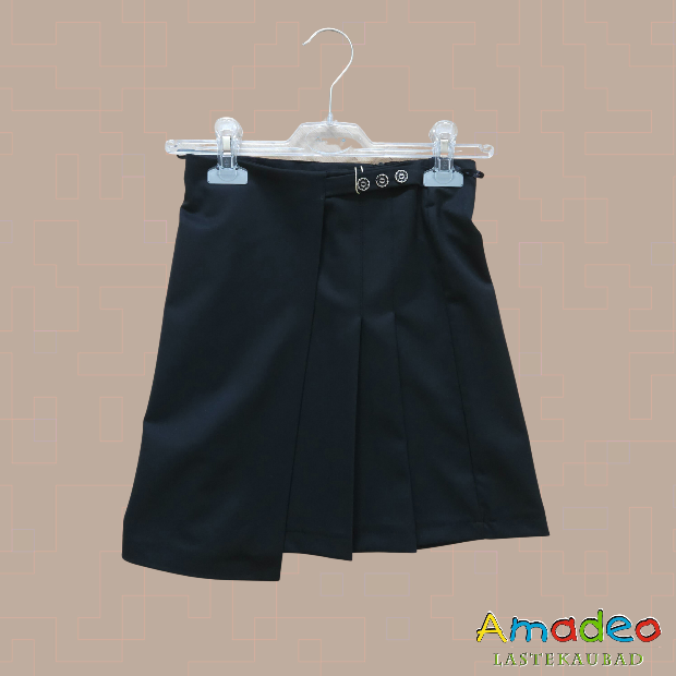 Girls' Pleated School Skirt