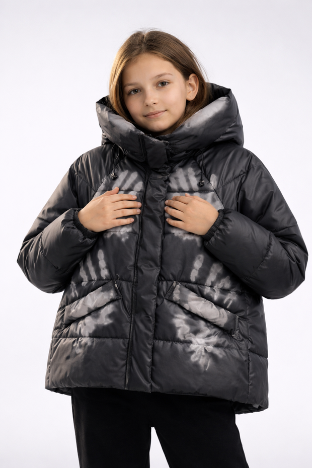 Стильная куртка-пуховик