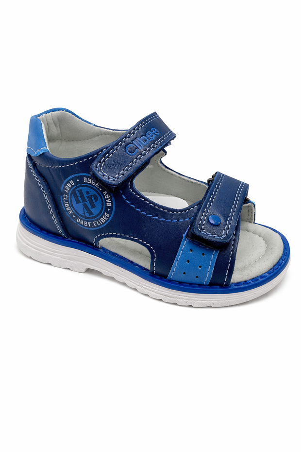 Детские синие сандалии