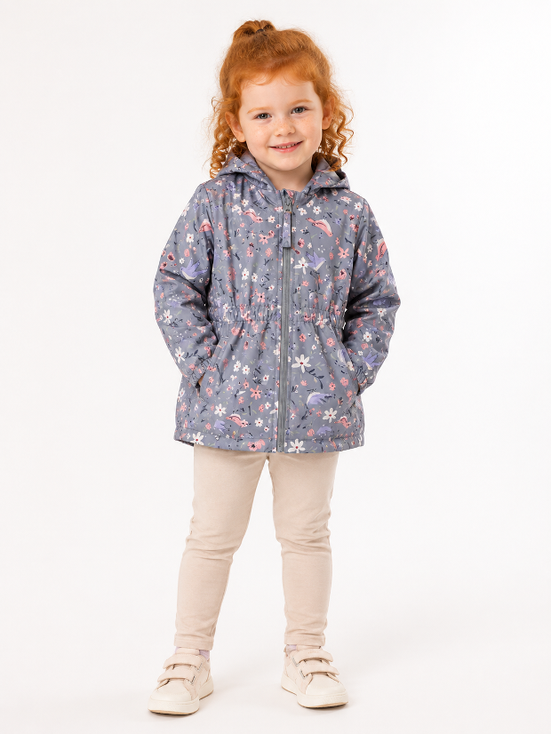 Floral Print Kids Spring Jacket