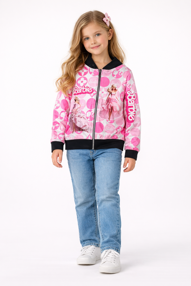 Tüdrukute Barbie dressipluus