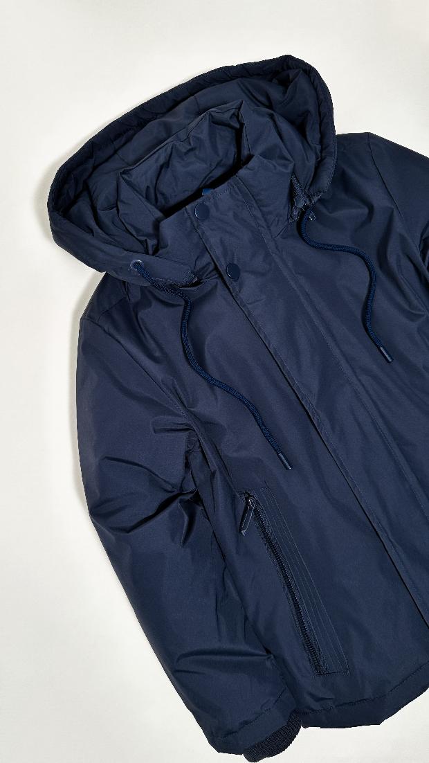 Navy Hooded Jacket