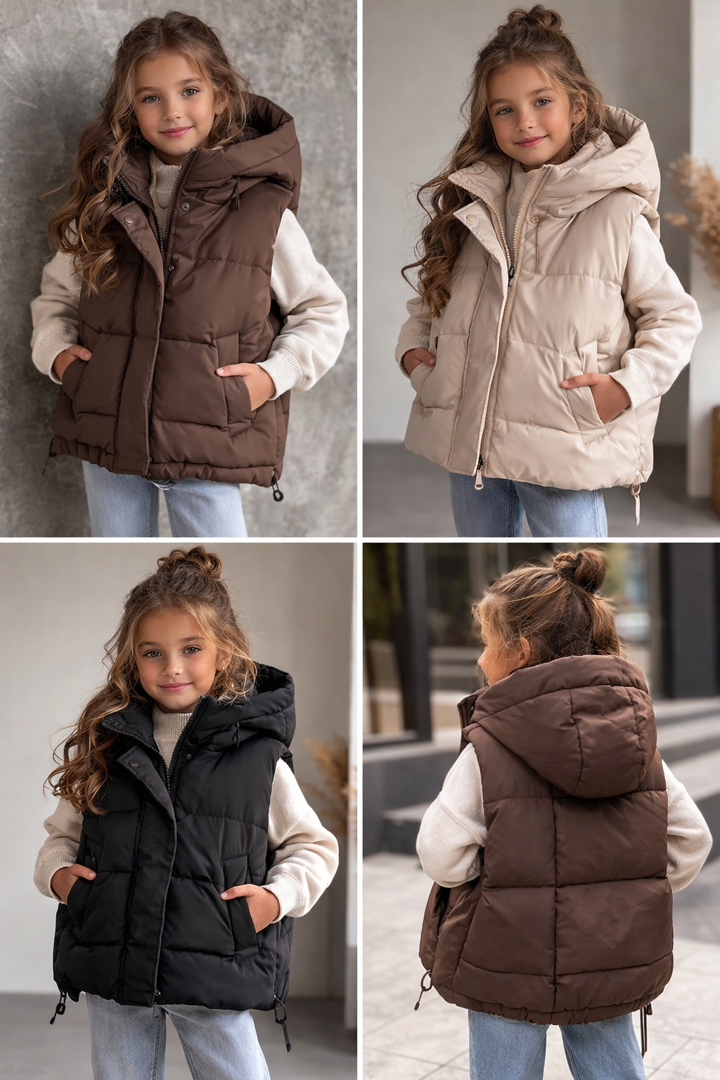 Girls' Padded Vest - image 2
