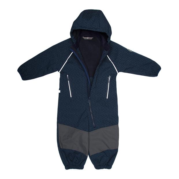 Täpiline softshell kombinesoon