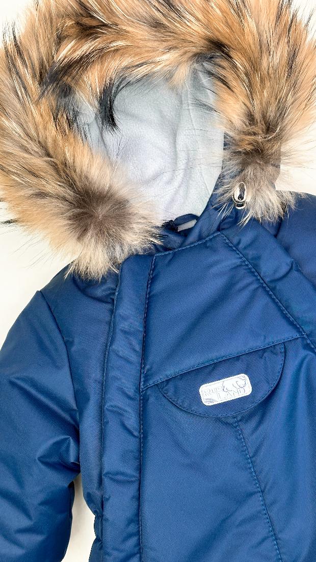 Warm Hooded Baby Snowsuit