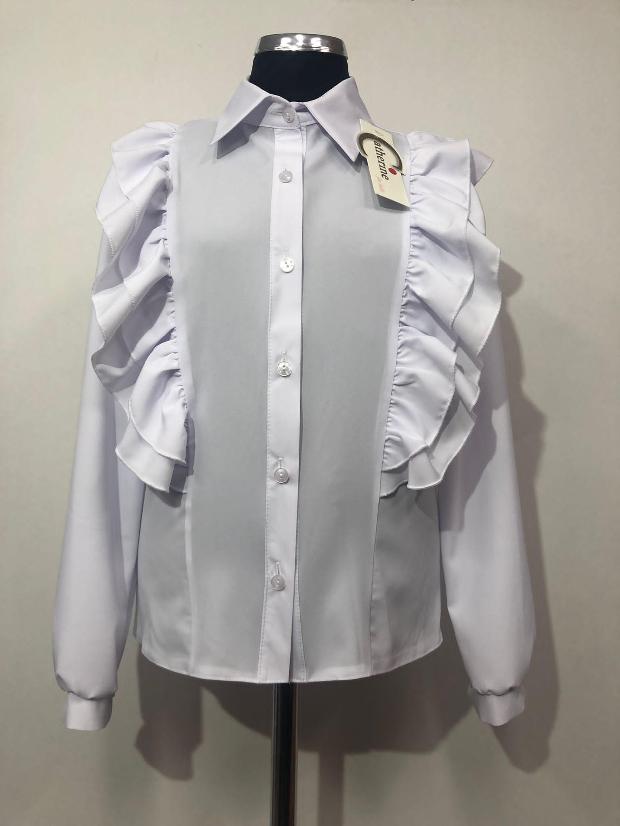 Элегантная плиссированная блузка для девочки