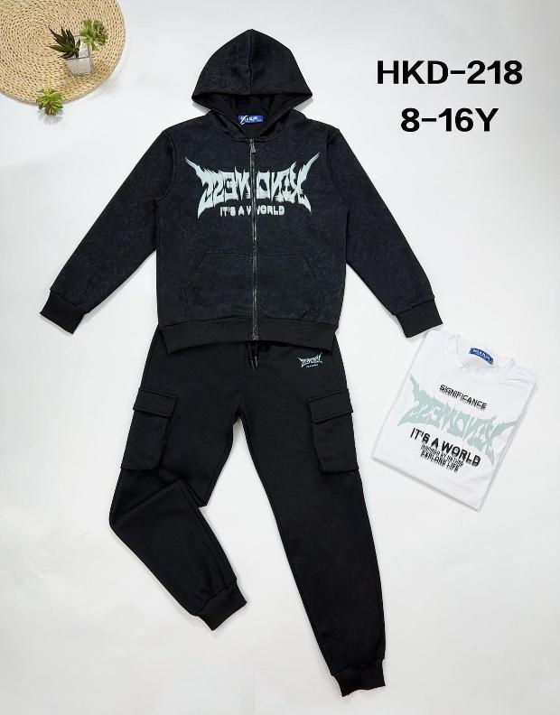 Boys' Black Tracksuit Set