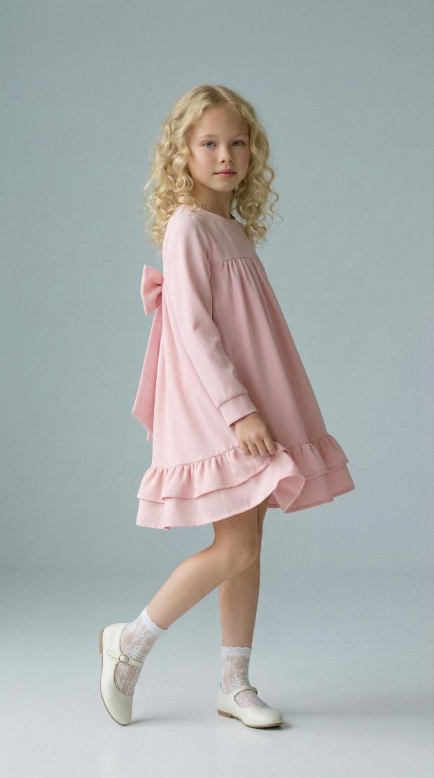 Catherine Pink Ruffle Dress - image 5