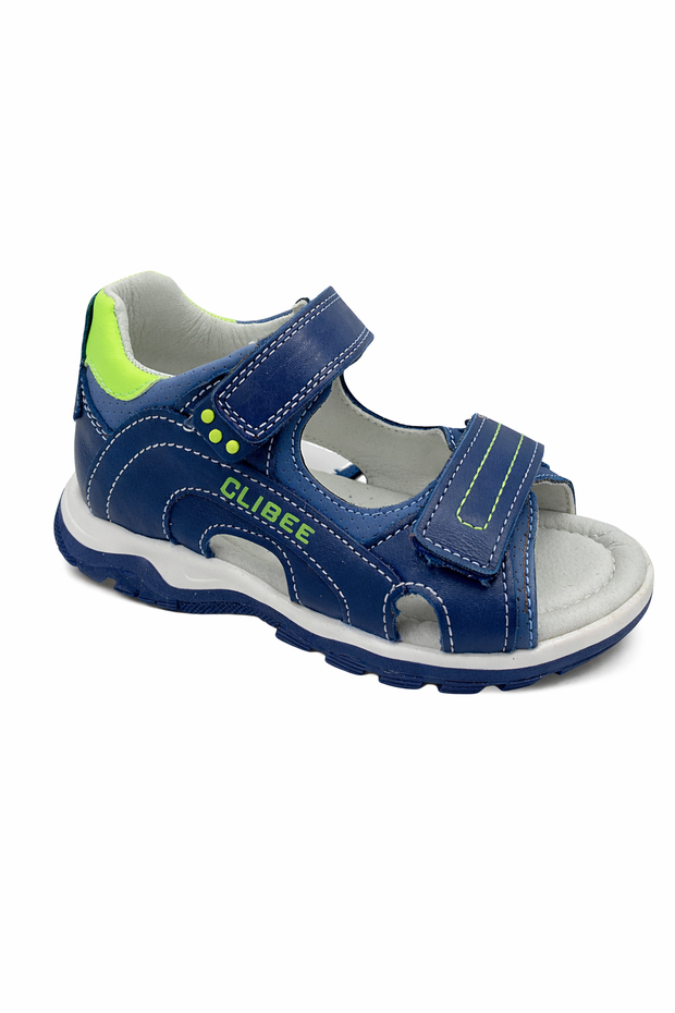 Детские синие сандалии