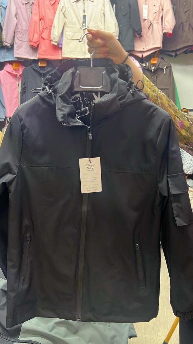 Молодёжная черная куртка