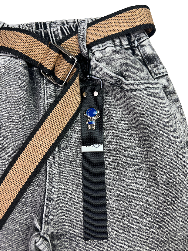 Серые джинсы для мальчика