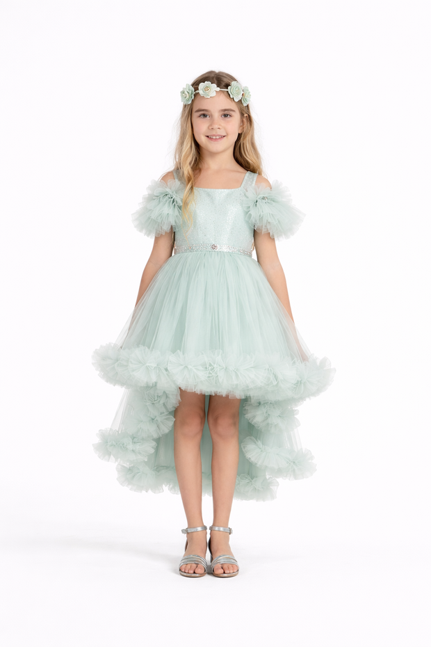 White Tulle Princess Dress - image 2